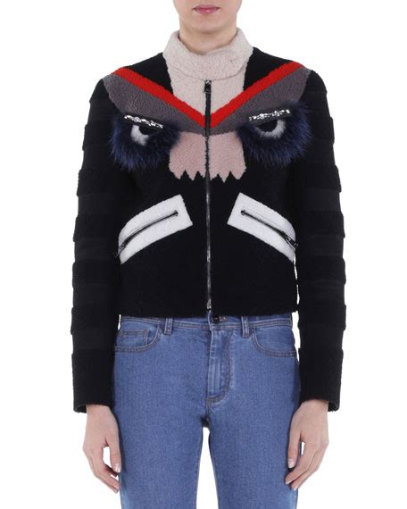 fendi bug eyes jacket